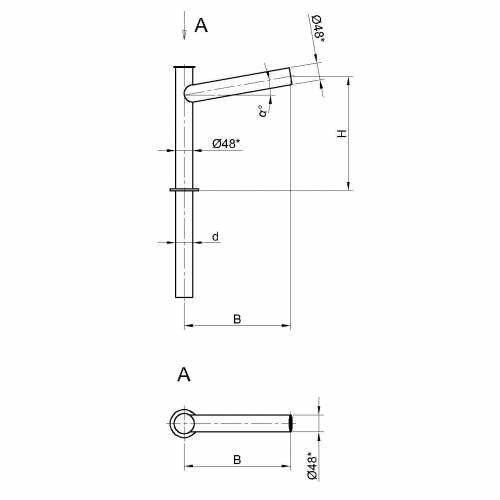 Кронштейн К20-0,2-0,5-1-1